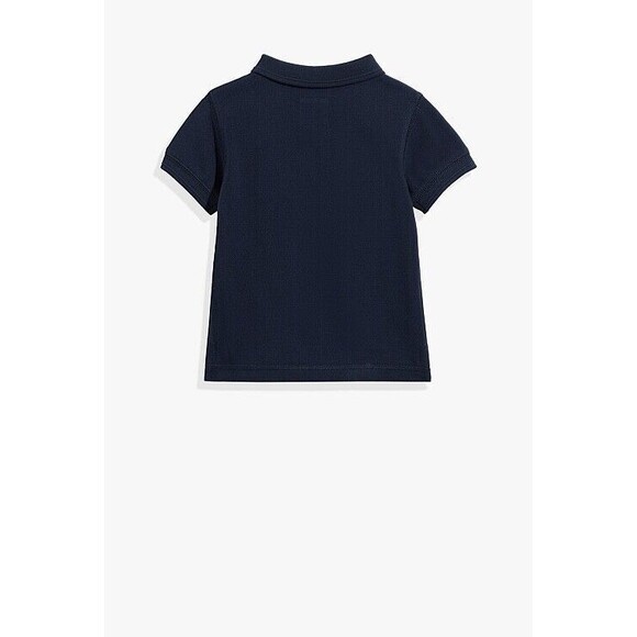 Country Road Boy’s Organically Grown Cotton Polo Short Sleeve Shirt Navy Size 10 - Picture 3 of 8